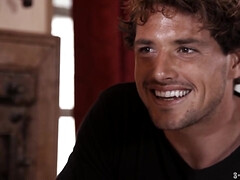 お尻, ベビーシッター, フェラチオ, 茶髪の, オマンコ, ガリガリ, ティーン, オッパイの