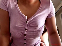 Любители, Азиатки, Парочка, Кончили внутрь, Подружка, Домашнее видео, На кухне, Оргазм