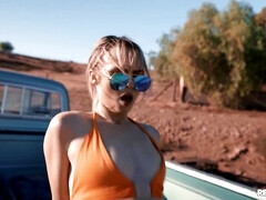 お尻, ブロンド, フェラチオ, チン, ハードコア, オマンコ, ティーン