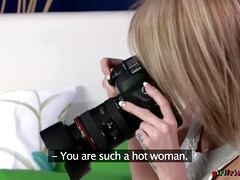 Leie, Arsch, Blondine, Freundin, Lesbisch, Lecken, Muschi, Titten