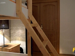 Blonde, Bondage, Brunette brune, En levrette, Bâillonner, Lesbienne, Russe, Nénés