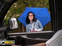 Arsch, Braunhaarige, Bus, Spermaladung, Handjob, Hd, Riesig, Öffentlich