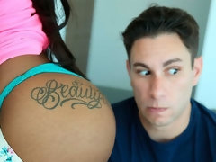 Kont, Grote mammen, Hondjeshouding, Zwart, Kut duiken, Geschoren, Strippen, Tatoeage