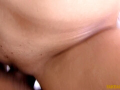 Leie, Blasen, Aufs gesicht abspritzen, Büro, Pov, Titten