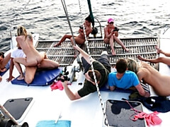 素人, フェラチオ, グループ, ハードコア, Hd, 裸, パーティ, 公共