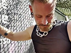 イギリス人, グループ, ハードコア, オージー, アウトドア, パーティ, タトゥー, ティーン