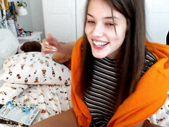 Amateur, Chica, Tetas grandes, Morena, Masturbación, Orgasmo, Solo, Tetas