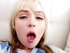 Zwart, Blond, Pijpbeurt, Bruinharig, Hondjeshouding, Sperma in gezicht, Likken, Natuurlijke tieten