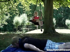 18 jaar, 69 negenenzestig, Klietelaar, Sperma shot, Sperma in gezicht, Opa, Hardcore, Buiten