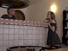 Rubia, Mamada, Atrapados, Papá, Europeo, Pequeña, Ruso, Adolescente