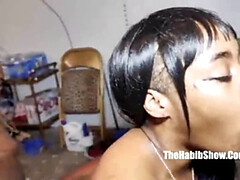 Blasian Star Takes Huge BBC Gangbang - Stretch3x & King Kreme Destroy Her Tight Pussy