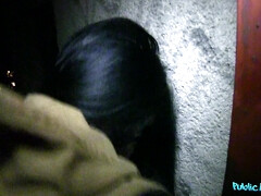 Leie, Schwarz, Europäisch, Freundin, Geld, Im freien, Schlampe, Titten