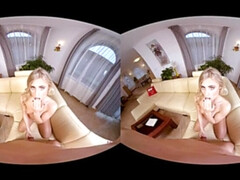 3d, デカチン, ブロンド, フェラチオ, チン, 小柄, ハメ撮り, 現実