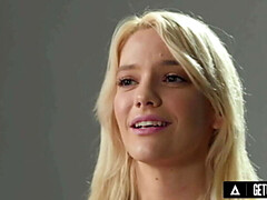 Grosse titten, Blondine, Kitzler, Frau, Fingern, Nippel, Orgasmus, Solo