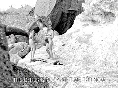 Leie, Strand, Grosse titten, Flashen, Handjob, Orgasmus, Öffentlich, Flotter dreier