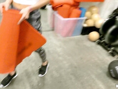 素人, アメリカ人, お尻, 美女, ブロンド, フェラチオ, お金, オッパイの