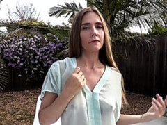 Blondine, Klaffend, Handjob, Masturbation, Im freien, Solo, Entkleiden, Jungendliche (18+)