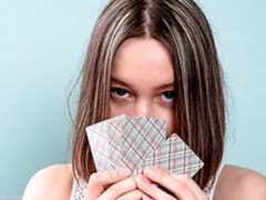 Playful hottie Nataly Goldy is having fun with a big penis