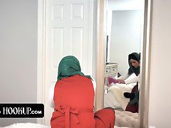 Hijab Beauty Goldie Glock Wants Some Sexy Lingerie And Hard Cock