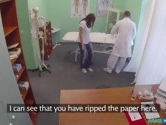 Médecin, En levrette, Doigter, Infirmière, Pov, Chatte, Uniforme, Voyeur