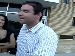 Vollbusig, Verrückt, Gehörnter ehemann, Spermaladung, Schwanz, Handjob, Latina, Milf