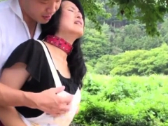 Aziatisch, Japaans, Ondergoed, Buiten, Tiener