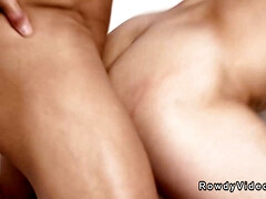 Anaal, Aziatisch, Sperma shot, Homo, Aftrekken, Spier, Anaal likken