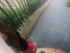 Enthousiasteling, Grote kont, Pop, Eten, Handbeurt, Buiten, Tiener, Trio