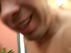 Arsch, Grosse titten, Blasen, Braunhaarige, Vollbusig, Hundestellung, Transfrau, Titten