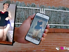 Leie, Blasen, Braunhaarige, Spermaladung, Hundestellung, Latina, Realität, Spanisch