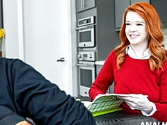 Анальный секс, Большая жопа, Большой член, Большие сиськи, Собачьи, Рыжие, Короткая стрижка, Тощие