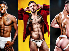 In den arsch, Blasen, Schwanz, Schwul, Handjob, Interrassisch, Tätowierung