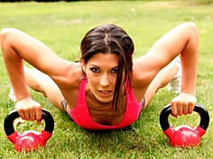 デカ尻, デカチン, フェラチオ, 茶髪の, バック, 自然山雀, ティーン, オッパイの