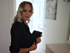 Grosser schwanz, Grosse titten, Blondine, Blasen, Hardcore, Milf, Pov, Titten