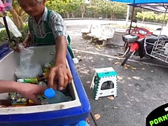 アジア人, イく瞬間, ハードコア, アウトドア, ハメ撮り, オマンコ, 赤毛, タイ