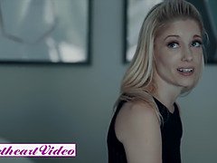 Sophie Sparks and Charlotte Stokely have a kinky lesbian playtime in hot HD video