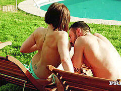 アナル, イく瞬間, ダブル開発, 淫乱熟女, 三人