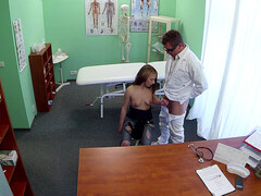 Leie, Arzt, Massage, Krankenschwester, Büro, Muschi, Hintern versohlen, Student