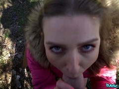 Amateur, Rubia, Mamada, Corridas, Polla, Europeo, Al aire libre, Pov