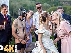 Braut, Fetisch, Hd, Im freien, Öffentlich, Strümpfe, Hochzeit, Bizarr