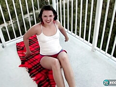 18, デカ尻, 指いじり, オナニー, 自然山雀, アウトドア, ストリッピング, オッパイの