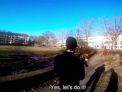 Leie, Braunhaarige, Spermaladung, Europäisch, Deutsch, Piercing, Öffentlich, Rasiert