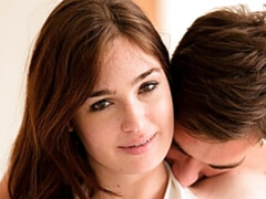 Pijpbeurt, Harig, Handbeurt, Zoenen, Roodharige vrouw, Tiener, Tieten likken