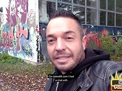 お尻, フェラチオ, ドイツ人, ハードコア, 熟年, 母, 公共, フェラする