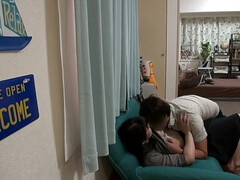 Enthousiasteling, Aziatisch, Kont, Grote kont, Hardcore, Kut duiken, Tiener, Tieten likken