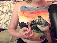 ASMR - a bob ross assets paint