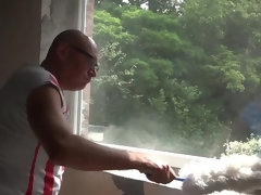 Mamada, Morena, Garganta profunda, Besar, Masturbación, Tetas naturales, Al aire libre, Adolescente