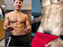 Leie, Grosser schwanz, Schwul, Masturbation, Muskel