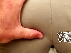 Grosser arsch, Grosser schwanz, Blasen, Braunhaarige, Süss, Erstes mal, Hd, Pov