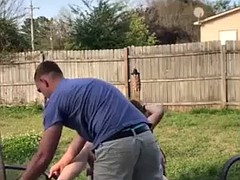 amateur sex in their back yard